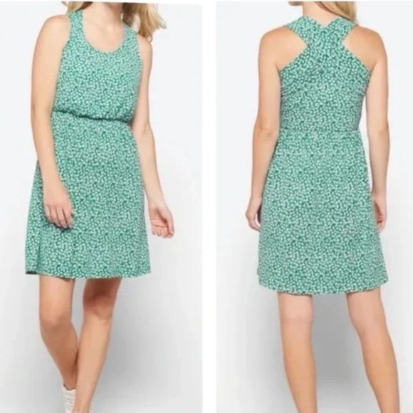 Kaileigh Dresses & Skirts - NWOT Stitch Fix Kaileigh Tasha Knit Dress Sleeveless Floral Green Size Small S